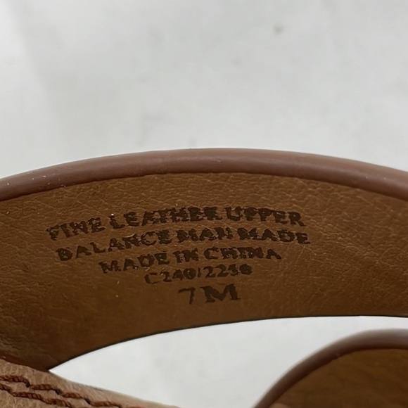 Splendid Dallis Wedge Platform Braided Hemp Strappy Brown Leather Sandal Sz 7 - Picture 8 of 10